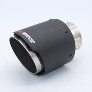 Auto vehicles car parts accessory SUS304 304 stainless steel glossy forged universal carbon fiber ex