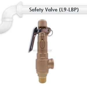 High discharge low lift L9-LBP gas CO2 air pressure relief brass valve