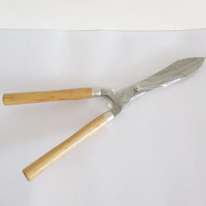 garden shear hand tools pruner hedge shear with wooden handle