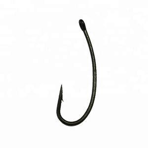 High carbon curved customized fishing hook barbed Turndown carp fishing hook